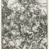 Albrecht Dürer (Nürnberg 1471 - 1528 Nürnberg)
Die apokalyptischen Reiter
Holzschnitt
Inv.-Nr.: I,21,201
