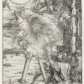 Albrecht Dürer (Nürnberg 1471 - 1528 Nürnberg)
Johannes das Buch verschlingend / Der Starke Engel
Inv. Nr.I,21,207