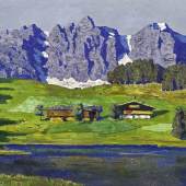 Alfons Walde: „Berghof am Wilden Kaiser“ Fotocredit: Auktionshaus im Kinsky