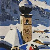 WALDE, Alfons 1891 – 1951 Tiroler Dorf 1931   Auktion 61 28. Mai 2015 € 150.000 – 250.000 Öl auf Karton 69 x 48,5 cm Sigmiert links unten: A.Walde