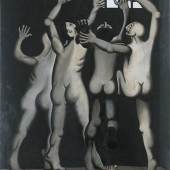 Jürgen Waller, Im Gefängnis, 1968 Öl auf Leinwand, 206 x 126 cm Geschenk eines Kunstfreundes 1999