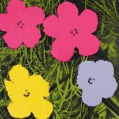 Andy Warhol (1928 – 1987)  Flowers | 1970 | Serie von 10 Farbserigrafien auf festem Papier | Jeweils: 91,5 x 91,5 cm Taxe: 800.000 – 1 Mio. €