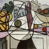 Wasserkrug und Früchteschale (Pichet, coupe de fruits et feuillage), 1931
Öl auf Leinwand , 130,2 x 194,9 cm
Saint Louis Art Museum, Legat Morton D. May © 2010 ProLitteris, Zürich 