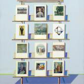  Wayne Thiebaud, 35 Cent Masterworks, 1970−72  Öl auf Leinwand, 91,4 x 61 cm Sammlung der Wayne Thiebaud Foundation © Wayne Thiebaud Foundation/2022, ProLitteris, Zurich 