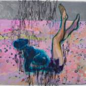 Winston Chmielinski, fallout position 2013, Öl auf Leinwand, 100 x 130 cm
