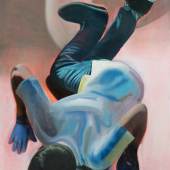 Winston Chmielinski, Echolocate a Way, 2016, Öl auf Leinen, 180 x 120 cm