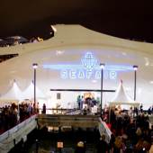 SeaFair, the megayacht venue and host to ICJF, will be docked at Chopin Plaza in the heart of downtown Miami.