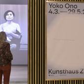 Kunsthaus Zürich, Ausstellung «Yoko Ono», 2022 Foto © Caroline Minjolle Werk © Yoko Ono