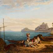 Lot 1514 Ludwig Richter Blick von Bajae auf Capri. 1830 Öl auf Leinwand, 34 x 43,5 cm. Signiert und datiert Schätzpreis: EUR 220.000 – 240.000,-