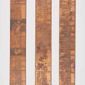 Herwig Zens (1943-2019) Kupferdruckplatten 375, 377, 378 zu Das radierte Tagebuch © Gerda Zens