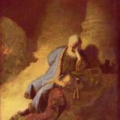 Rembrandts, Der Prophet Jeremias beklagt die Zerstörung Jerusalems, 1630 Quelle: www.oel-bild.de Rembrandts, Hannah und Simeon im Tempel Quelle: www.oel-bild.de 