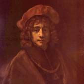 Biographie Rembrandts Bild, Bildnis von Titus mit Kette und Anhänger ca. 1658. Quelle: www.oel-bild.de