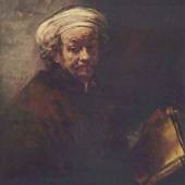 Rembrandt Werke, Selbst- portrait als Apostel Paulus Quelle: www.oel-bild.de 