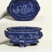 A LONDON DELFT BLEU PERSAN GADROONED OVAL TWO-HANDLED CISTERN CIRCA 1685, Sale  7549 British and Continental Ceramics and Glass 18 November 2008<br /> London, King Street  Bildmaterial: www.christies.com