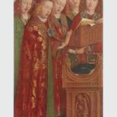 Eyck Jan van um 1390 - 1441   Die singenden Engel Saint Bavo Cathedral, Gent. Bildmaterial: reisserbilder.at
