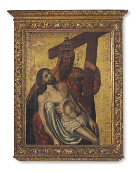 „Heiligen Sebastian“, eines spanischen Meisters aus der ersten Hälfte des 17. Jh.