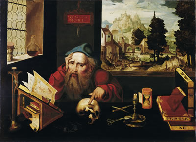 Joos van Cleve Der heilige Hieronymus im Gehäus, um 1520-1525 