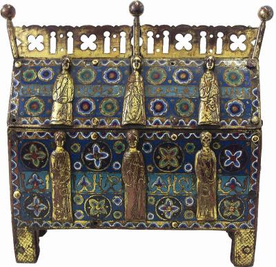 Limoges-Reliquienkassette, Frankreich um 1200