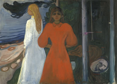 Edvard Munch, Rot und Weiss, 1894 Munch Museum, Oslo 