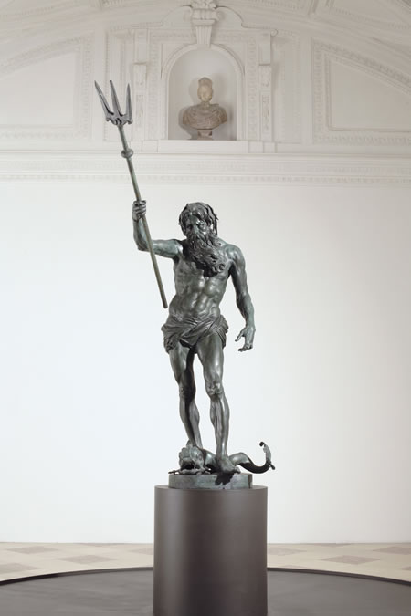  Bronzefigur des Meeresgottes Neptun von Georg Petel (1601/02-1634)