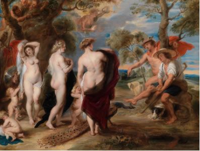 Peter Paul Rubens, Werkstatt, Das Urteil des Paris,  versteigert für € 352.300