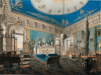 Das Wohnzimmer der Großfürstin, Alexandra Fjodorowna im Anitschkow-Palast