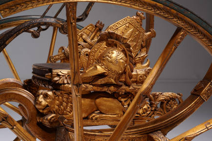 #  Kinderwagen des Königs von Rom (des späteren Herzogs von Reichstadt) J.Fr. Tremblay (Paris) (546 KB) Detailansicht © Wien, Kunsthistorisches Museum Download